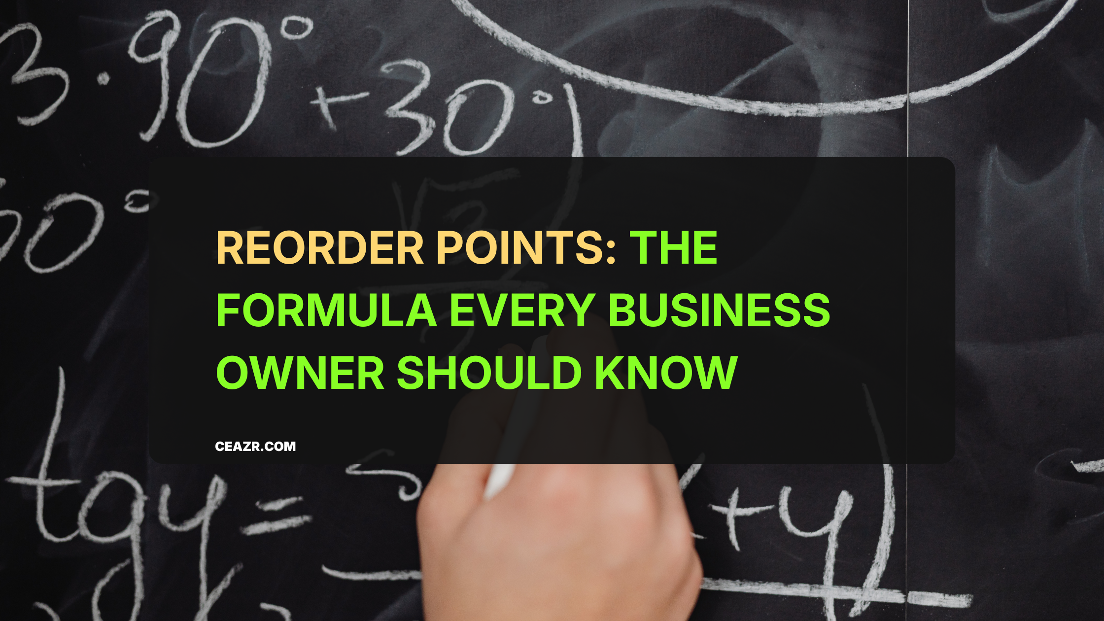 How to Set Reorder Points for a Multi-Location Business